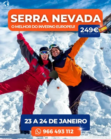 SERRA NEVADA, ALHAMBRA E GRANADA | 23 A 24 DE JANEIRO 2027