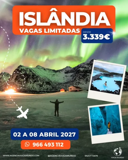 ISLÂNDIA | 02 A 08 DE ABRIL 2027