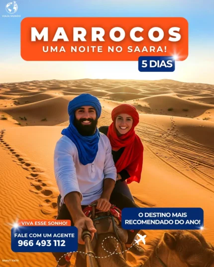 MARROCOS EXPERIENCE | DATAS DISPONÍVEIS O ANO TODO!