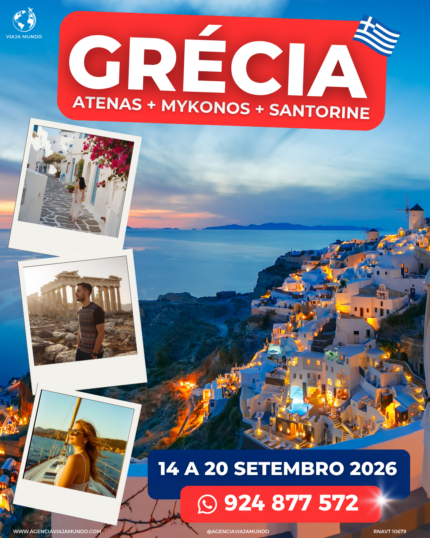 GRÉCIA 2026 | 14 A 20 DE SETEMBRO
